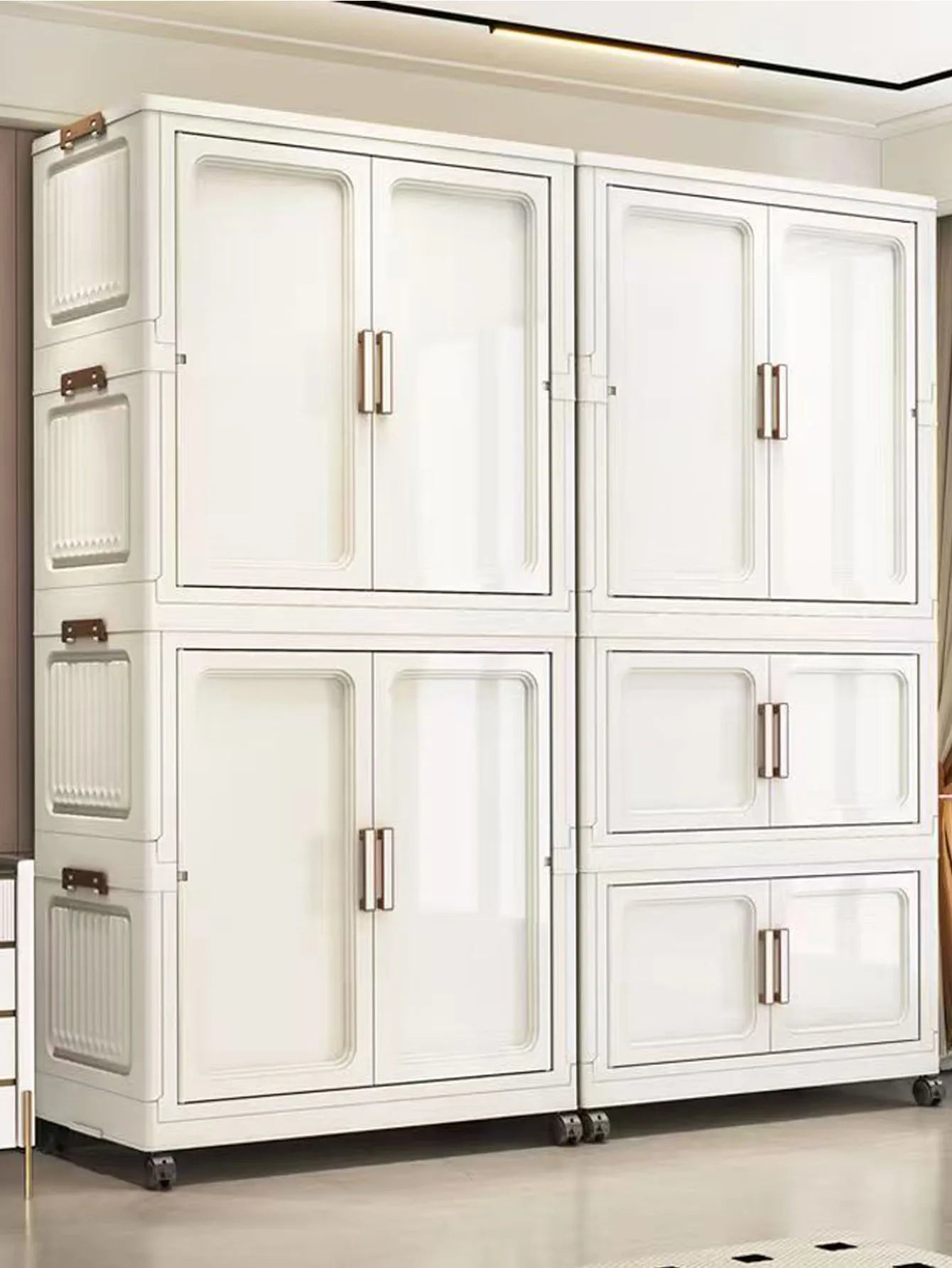 Folding Storage Cabinet Multi-Scene Closet Organizer - Home Organization Solution