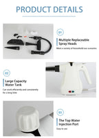 Handheld Steam Cleaner 12 in 1 Multi-Purpose High Temperature Pressurized Steam Cleaning Machine