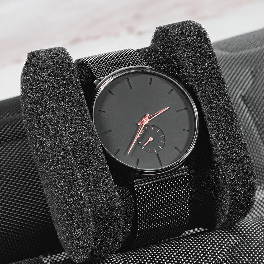 Watch Box Organizer for Men or Women - Watch Travel Case Portable Storage Watch Display Holder for Wristwatches and Smart Watches