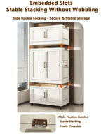 Folding Storage Cabinet Multi-Scene Closet Organizer - Home Organization Solution