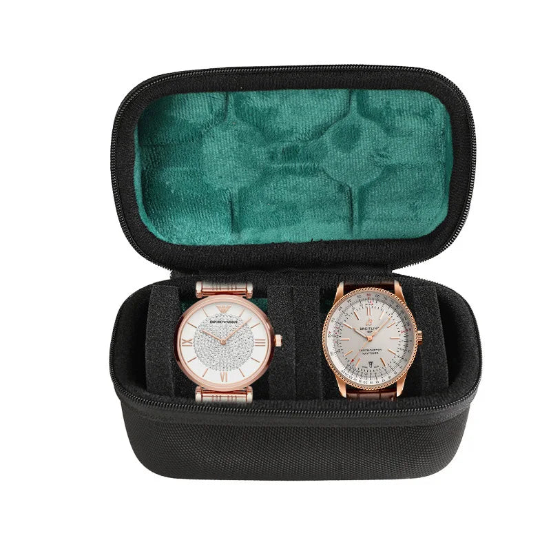 Watch Box Organizer for Men or Women - Watch Travel Case Portable Storage Watch Display Holder for Wristwatches and Smart Watches