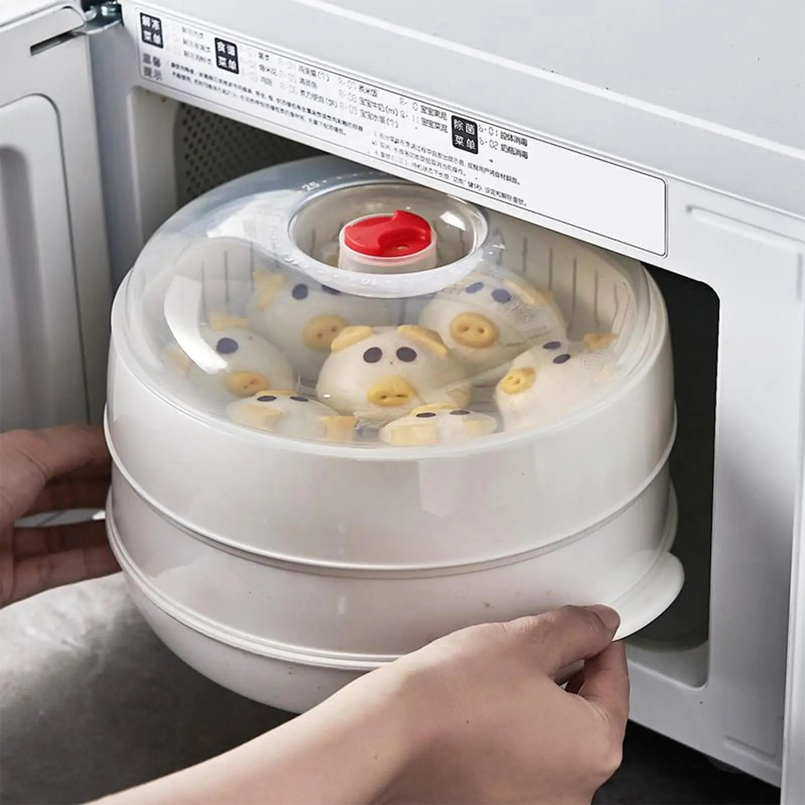 Microwave Heating Steamer - Household Large Capacity Steamer