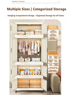 Folding Storage Cabinet Multi-Scene Closet Organizer - Home Organization Solution