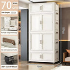 Folding Storage Cabinet Multi-Scene Closet Organizer - Home Organization Solution