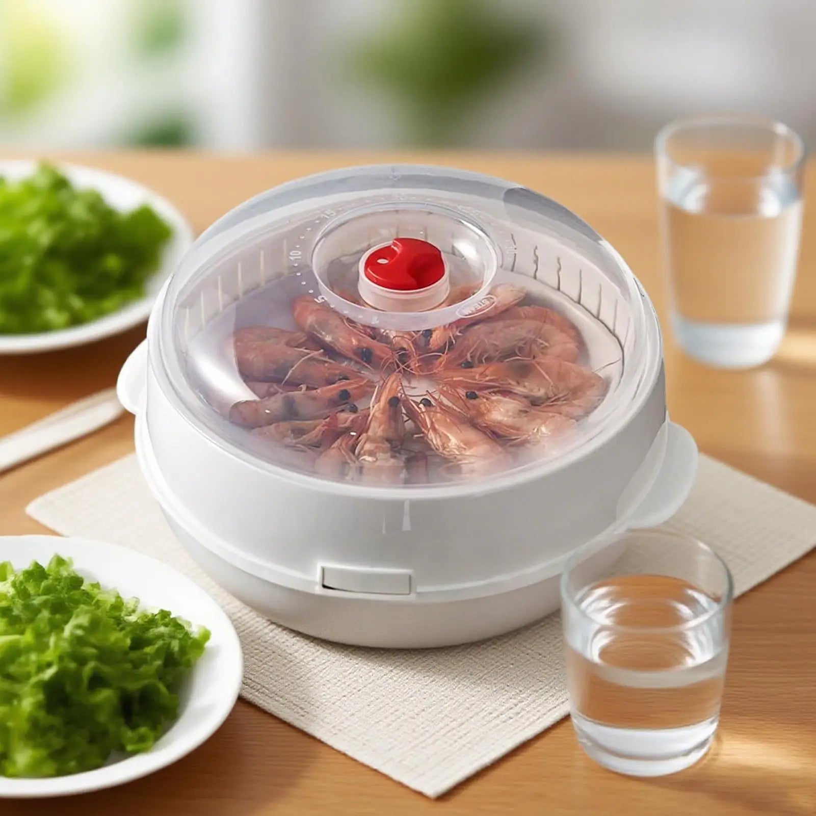 Microwave Heating Steamer - Household Large Capacity Steamer