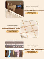 Folding Storage Cabinet Multi-Scene Closet Organizer - Home Organization Solution