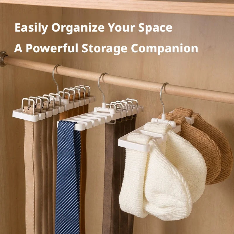 Wardrobe Belt Organizer: Multifunctional Scarf and Belt Hanger- The Ultimate Home Organization Tool