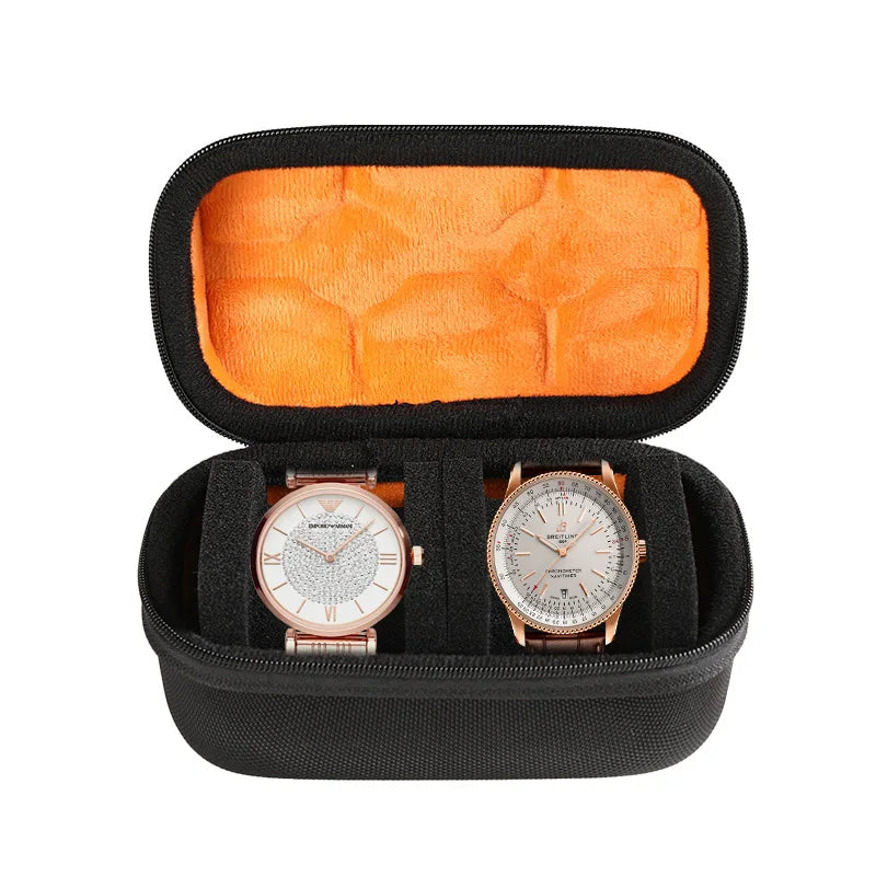Watch Box Organizer for Men or Women - Watch Travel Case Portable Storage Watch Display Holder for Wristwatches and Smart Watches