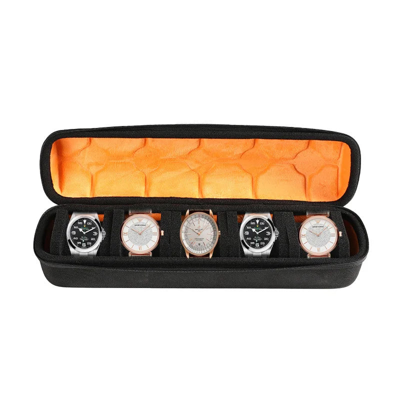 Watch Box Organizer for Men or Women - Watch Travel Case Portable Storage Watch Display Holder for Wristwatches and Smart Watches
