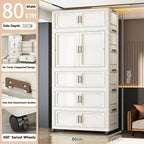 Folding Storage Cabinet Multi-Scene Closet Organizer - Home Organization Solution