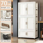 Folding Storage Cabinet Multi-Scene Closet Organizer - Home Organization Solution