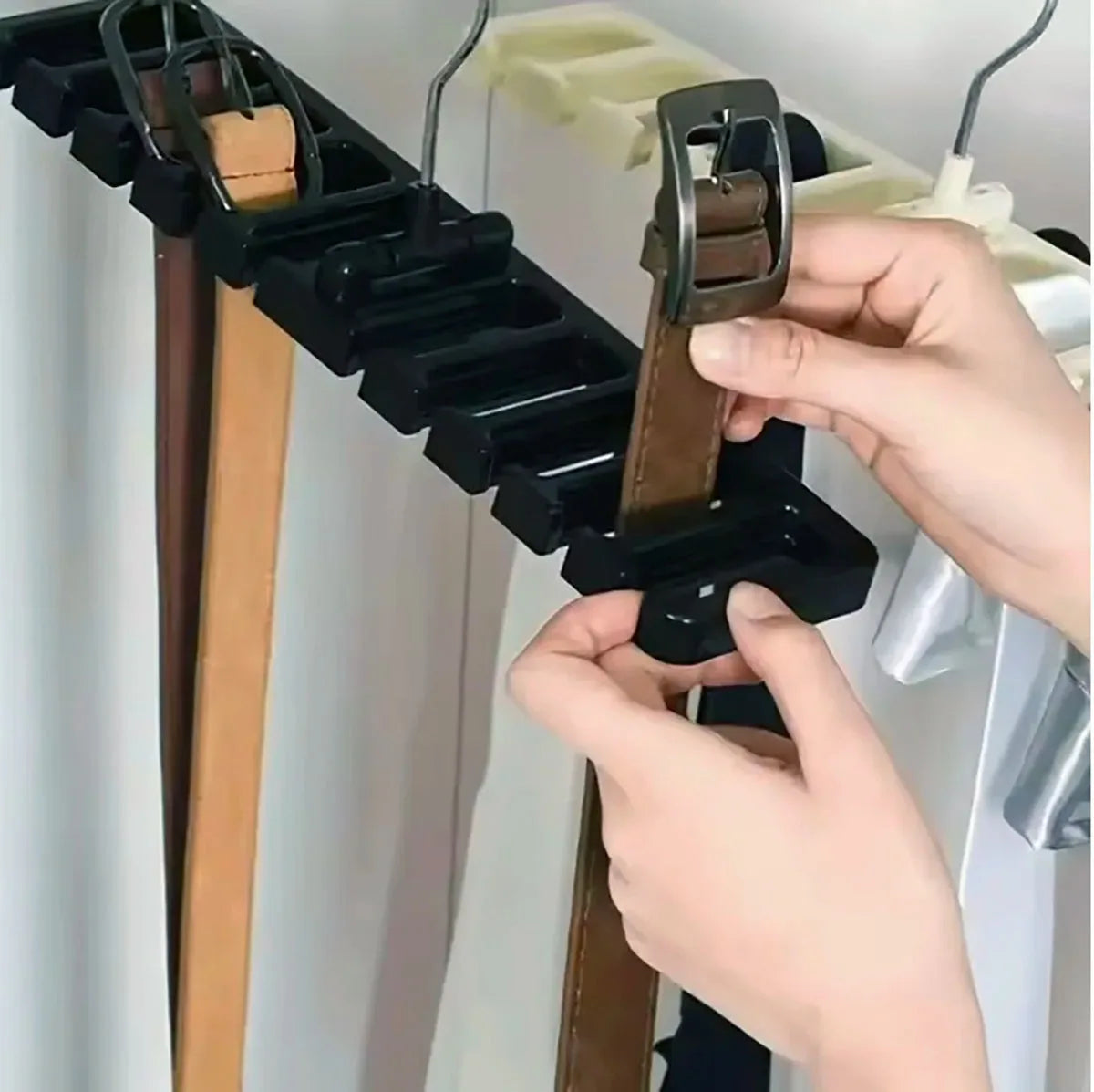 Wardrobe Belt Organizer: Multifunctional Scarf and Belt Hanger- The Ultimate Home Organization Tool