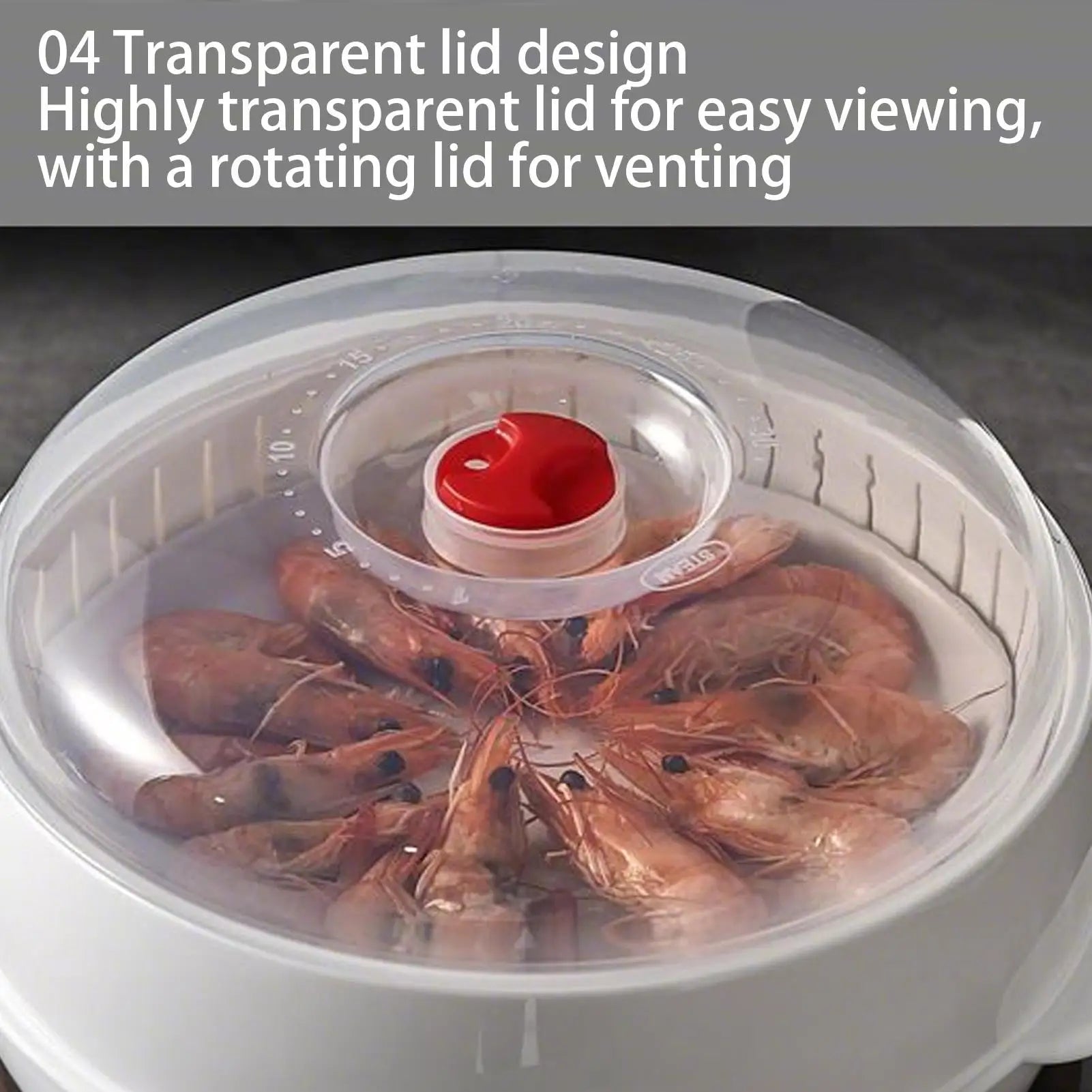 Microwave Heating Steamer - Household Large Capacity Steamer