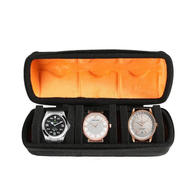 Watch Box Organizer for Men or Women - Watch Travel Case Portable Storage Watch Display Holder for Wristwatches and Smart Watches