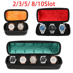 Watch Box Organizer for Men or Women - Watch Travel Case Portable Storage Watch Display Holder for Wristwatches and Smart Watches